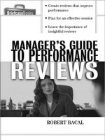 The managers guide to performance reviews 