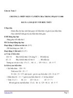 Giáo án Toán 3 chương 2 bài 31: Làm quen với biểu thức