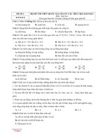 Đề thi thử THPTQG năm 2018   môn sinh học   luyện đề chuẩn bị kỳ thi THPT 2018   đề 01   file word có lời giải chi tiết