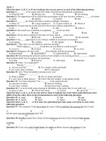 Đề 1 theo cấu trúc năm 2018+key