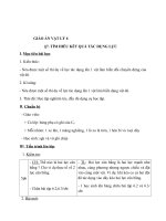 Giáo án Vật lý 6 bài 7: Tìm hiểu kết quả của tác dụng lực