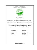 Nghiên cứu trữ lượng các bon ở rừng tự nhiên IIB tại xã phú đình   huyện định hóa   tỉnh thái nguyên 