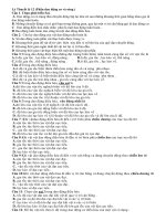 Lý thuyết dao động cơ + sóng cơ