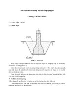 Giáo trình nền và móng, đại học công nghệ gtvt chương 2 móng nông 