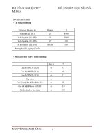 ĐỒ án môn học nền MÓNG số LIỆU đề 04, đại học CÔNG NGHỆ GTVT 