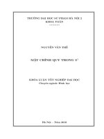 Mặt phẳng chính quy trong r3 (2018)