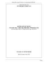 HƯỚNG DẪN SỬ DỤNG TÀI LIỆU DẠY  HỌC ĐỊA PHƯƠNG TỈNH ĐẮK LẮK (Kèm theo Quyết định số 558QĐSGDĐT ngày 0882018)