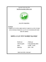 Nghiên cứu tuyển chọn chủng vi khuẩn lactic có khả năng sinh bacteriocin cao từ các sản phẩm lên men truyền thống 