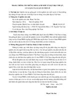 Nghiên cứu tạo giống gốc và thử nghiệm sản xuất vacxin vô hoạt phòng hội chứng rối loạn sinh sản và hô hấp ở lợn từ chủng virus phân lập tại việt nam (tt) 