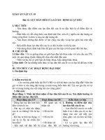 Giáo án Vật lý 10 bài 12: Lực đàn hồi của lò xo. Định luật Húc