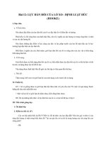 Giáo án Vật lý 10 bài 12: Lực đàn hồi của lò xo. Định luật Húc