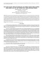 Rút gọn thuộc tính sử dụng độ lợi thông tin đế tăng cường hiệu năng của các hệ thống phát hiện xâm nhập mạng (tt) 