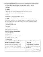 Giáo án Vật lý 10 bài 28: Cấu tạo chất.Thuyết động học phân tử chất khí