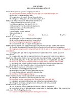 CHUYÊN đề đại CƯƠNG hóa học hữu cơ có đáp án 