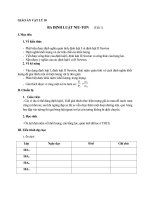 Giáo án Vật lý 10 bài 10: Ba định luật Niu tơn