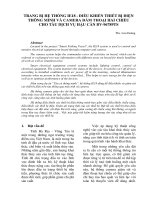 Trang bị hệ thống IE18   điều khiển thiết bị điện thông minh và camera đàm thoại hai chiều cho tàu dịch vụ hậu cần BV 96789TS (tt) 