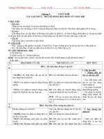 Giáo án Vật lý 10 bài 28: Cấu tạo chất.Thuyết động học phân tử chất khí