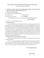 Nghiên cứu thực trạng sử dụng đất nông nghiệp và kinh tế hộ dưới tác động của đô thị hóa trên địa bàn thành phố hà tĩnh (tt) 