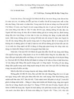 Quan điếm xây dựng đảng trong sạch, vững mạnh qua di chúc của hồ chí minh (tt) 