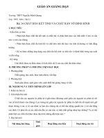 Giáo án Vật lý 10 bài 34: Chất rắn kết tinh. Chất rắn vô định hình