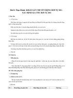 Giáo án Vật lý 10 bài 8: Thực hành: Khảo sát chuyển động rơi tự do. Xác định gia tốc rơi tự do