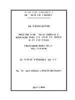 Phát triển thương mại biên giới kinh nghiệm quốc tế và một số hàm ý đối với việt nam (tt)