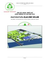 Thuyết minh Thiết kế Công trình cải tạo nhà máy xay xát lúa gạo tỉnh Sóc Trăng 0903034381