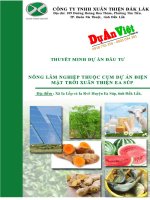 Dự án nông lâm nghiệp thuộc cụm dự án điện mặt trời xuân thiện ea súp 