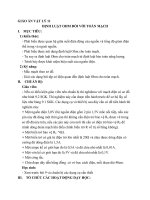 Giáo án Vật lý 11 bài 9: Định luật Ôm đối với toàn mạch