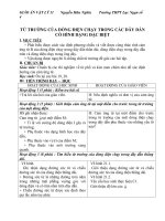 Giáo án Vật lý 11 bài 21: Từ trường của dòng điện chạy trong các dây dẫn có hình dạng đặc biệt