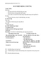 Giáo án Vật lý 11 bài 24: Suất điện động cảm ứng