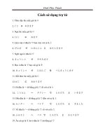 Cách sủ dụng trợ từ trong tiếng nhật