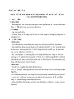 Giáo án Vật lý 11 bài 12: Thực hành: Xác định suất điện động và điện trở trong của một pin điện hóa