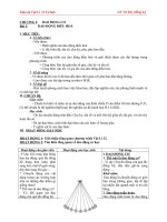 Giáo án Vật lý 12 bài 1: Dao động điều hòa