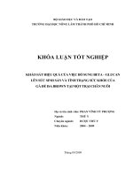 KHẢO SÁT HIỆU QUẢ CỦA VIỆC BỔ SUNG BETA – GLUCAN LÊN SỨC SINH SẢN VÀ TÌNH TRẠNG SỨC KHỎE CỦA GÀ ĐẺ ISA BROWN TẠI MỘT TRẠI CHĂN NUÔI