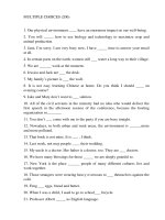 Bộ đề mẫu môn tiếng anh thi công chức tỉnh quảng ngãi đợt 2năm 2017 (3 phần) 