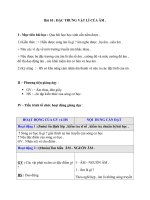 Giáo án Vật lý 12 bài 10: Đặc trưng vật lí của âm