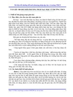 Tài liệu bồi dưỡng đổi mới phương pháp dạy học ở trường THCS