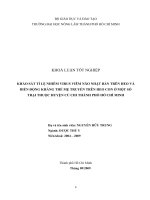 KHẢO SÁT TỈ LỆ NHIỄM VIRUS VIÊM NÃO NHẬT BẢN TRÊN HEO VÀ BIẾN ĐỘNG KHÁNG THỂ MẸ TRUYỀN TRÊN HEO CON Ở MỘT SỐ TRẠI THUỘC HUYỆN CỦ CHI THÀNH PHỐ HỒ CHÍ MINH