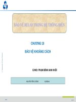 CHƯƠNG 10  BẢO VỆ KHOẢNG CÁCH