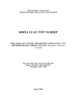 KHẢ NĂNG XỬ LÍ NƯỚC THẢI ĐƯỜNG TINH LUYỆN CỦA MÔ HÌNH BÃI LỌC TRỒNG CÂY SẬY (Phragmites vallatoria .(l) Veldk)   Xem nội dung đầy đủ tại: https://123doc.org/document/5070661-nguyen-chi-tam.htm