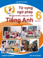 Từ vựng, ngữ pháp, bài tập anh 6 (thí điểm) học kì 2 (full) 