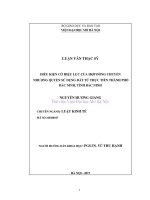 Điều kiện có hiệu lực của hợp đồng chuyển nhượng quyền sử dụng đất từ thực tiễn thành phố bắc ninh, tỉnh bắc ninh 