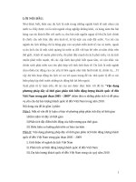 Vận dụng phương pháp dãy số thời gian phân tích biến động lượng khách quốc tế đến Việt Nam trong giai đoạn 2005 – 2009