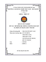 Đồ án chuông báo tự động sử dụng led 7 thanh ok