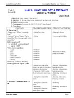 giáo án Tiếng Anh khối 2 family and friends special e, dition