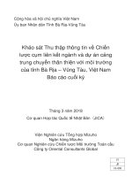 Khảo sát Thu thập thông tin về Chiến lược cụm liên kết ngành và dự án cảng trung chuyển thân thiện với môi trườngcủa tỉnh Bà Rịa – Vũng Tàu, Việt Nam