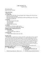 Giáo án Chữ người tử tù của Nguyễn Tuân