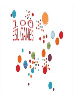 100 ESL games for learning English better
