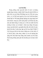 Báo cáo thực tập tổng hợp: Tình hình kinh doanh của Sở giao dịch 1, ngân hàng công thương Việt Nam.